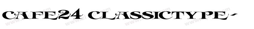 cafe24 classictype字体转换